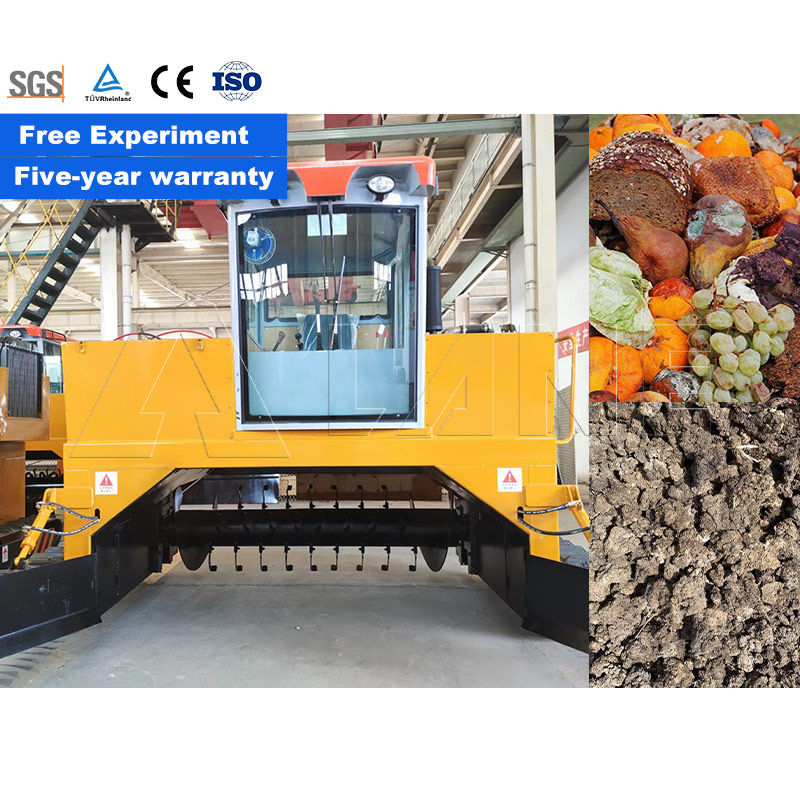 LANE Compost Making Machines Professional Fermentation Equipment Food Waste Composting Machine Compost Turner Machine for Sale