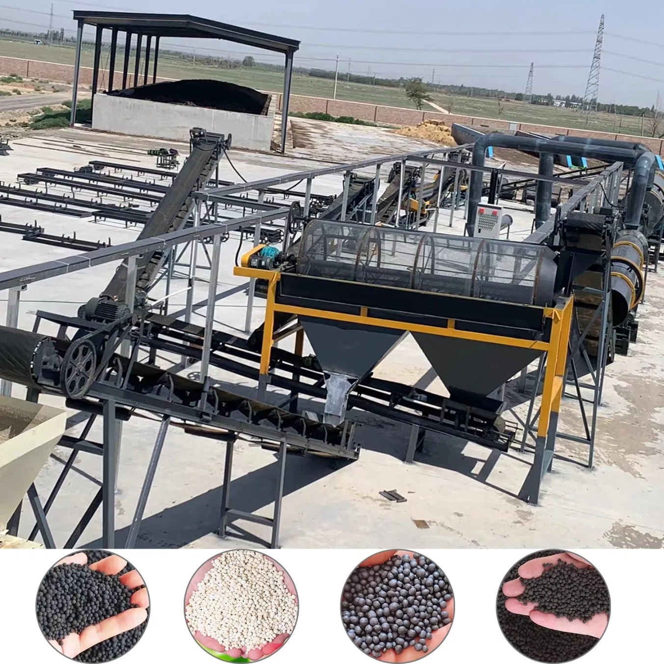 Livestock &amp; Poultry Manure Processing Equipment for Turning Waste Into Organic Fertilizer, China Direct Supply