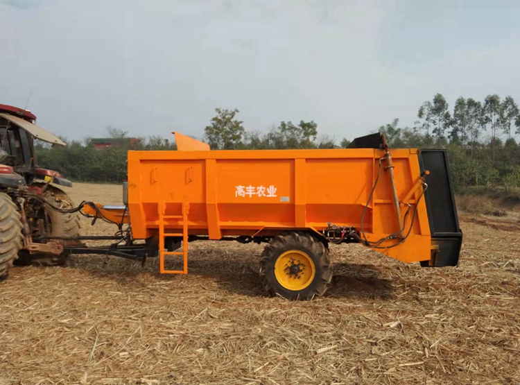 Agricultural Processing Machine Tractor Driven Sugarcane Vegetable Garden Fertilizer Composter Manure Spreader