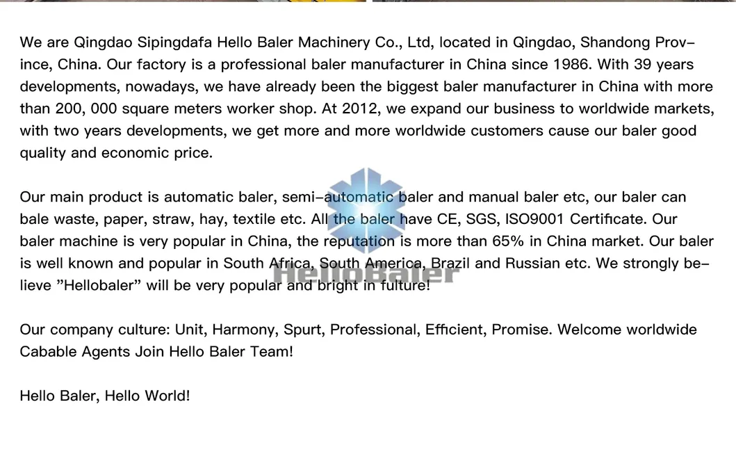Baled Product