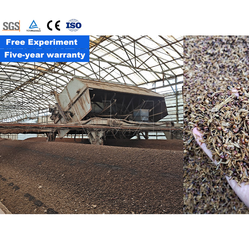 Lane Manure Ferment Compost Machine Chain Plate Turner Fermentation Composting Machine
