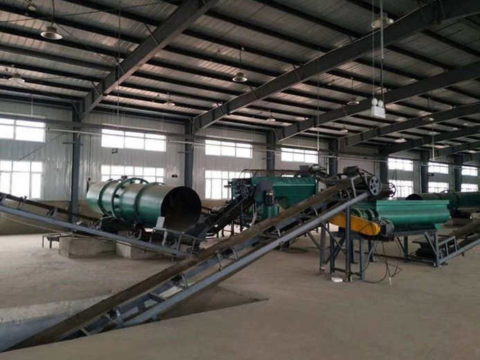 380V Granulator Shenzhou Wooden Case Composting Machine Organic Fertilizer Production Line