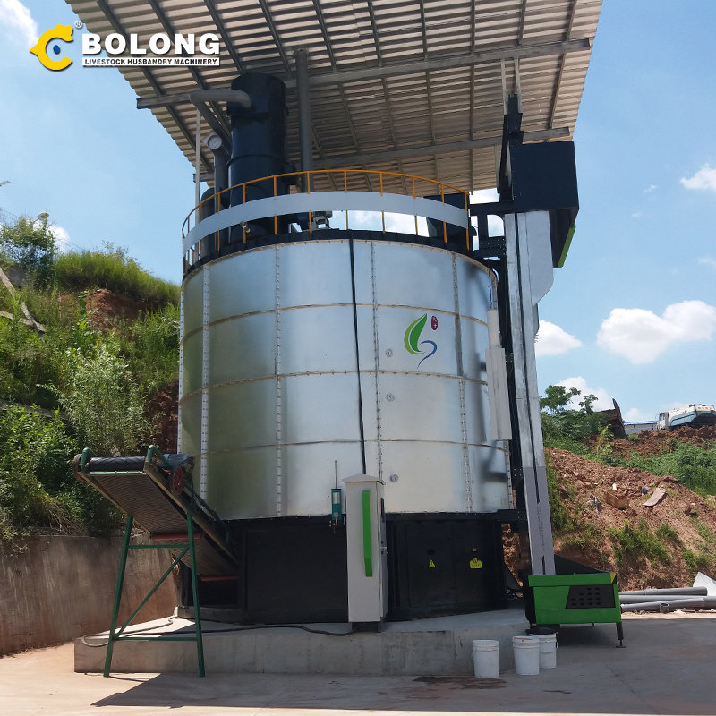 Composting Machine for Pig Cow and Chicken Electric Farm Equipment Automatic Compost Machine