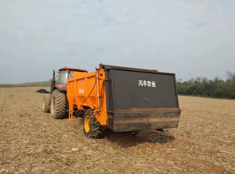 Agricultural Processing Machine Tractor Driven Sugarcane Vegetable Garden Fertilizer Composter Manure Spreader
