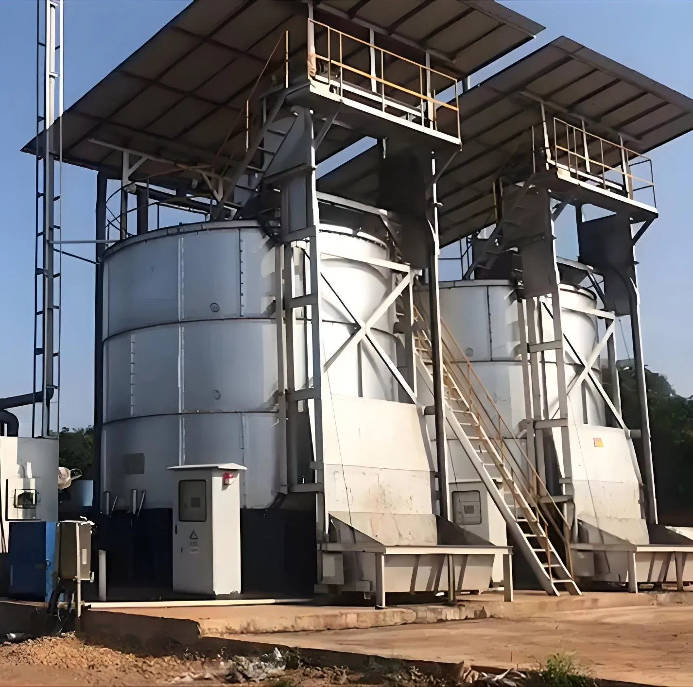 2500kg/D Municipal Sludge Sewage Treatment Compost Fertilizer Aerobic Fermentation Tank/Device/Equipment/Unit/System