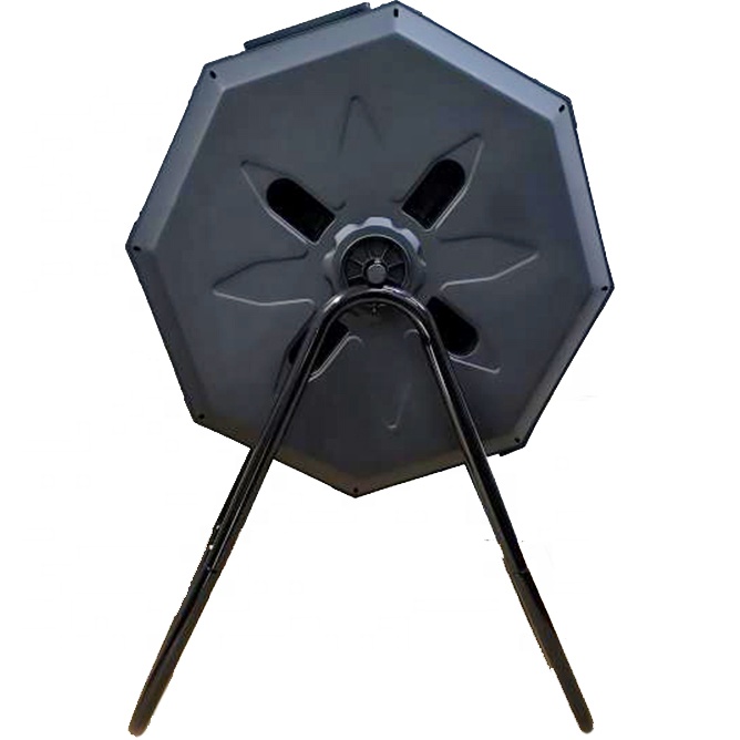 42Gallons Compost Making Machine Durable Plastic Storage Rolling Composter Tumbler Dual Rotating Garden Compost Bin