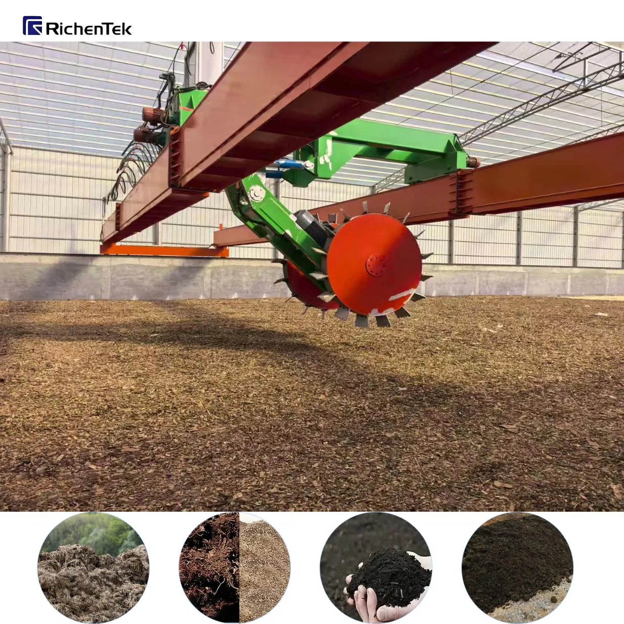 Fast Composting Turner Machine - Designed for Cambodia &amp; Laos Agricultural Waste - Direct From China Factory