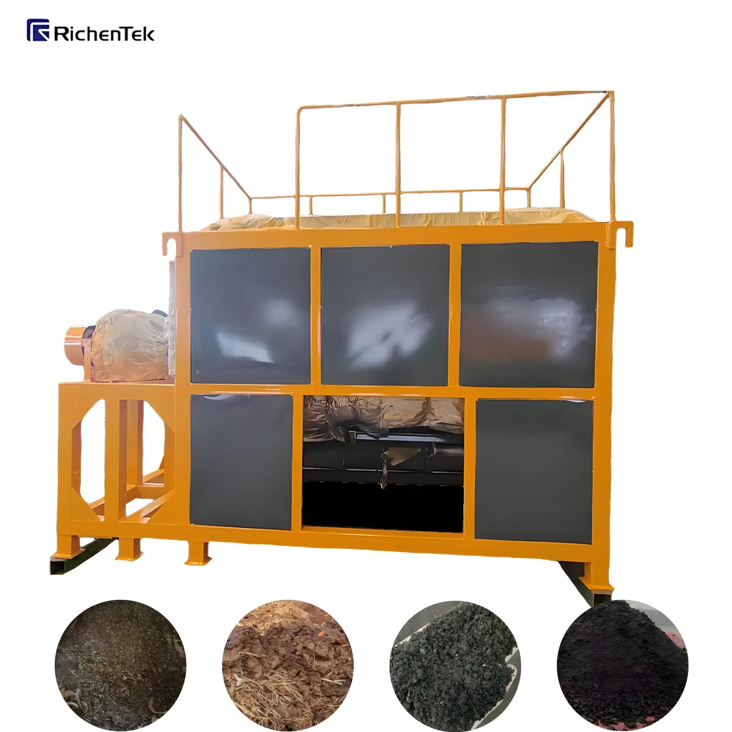 China High Temperature Aerobic Composting Machine / Automatic Organic Fertilizer Equipment for Animal Waste (Cow Dung), Hot Sale in Vietnam, Thailand, Philippin