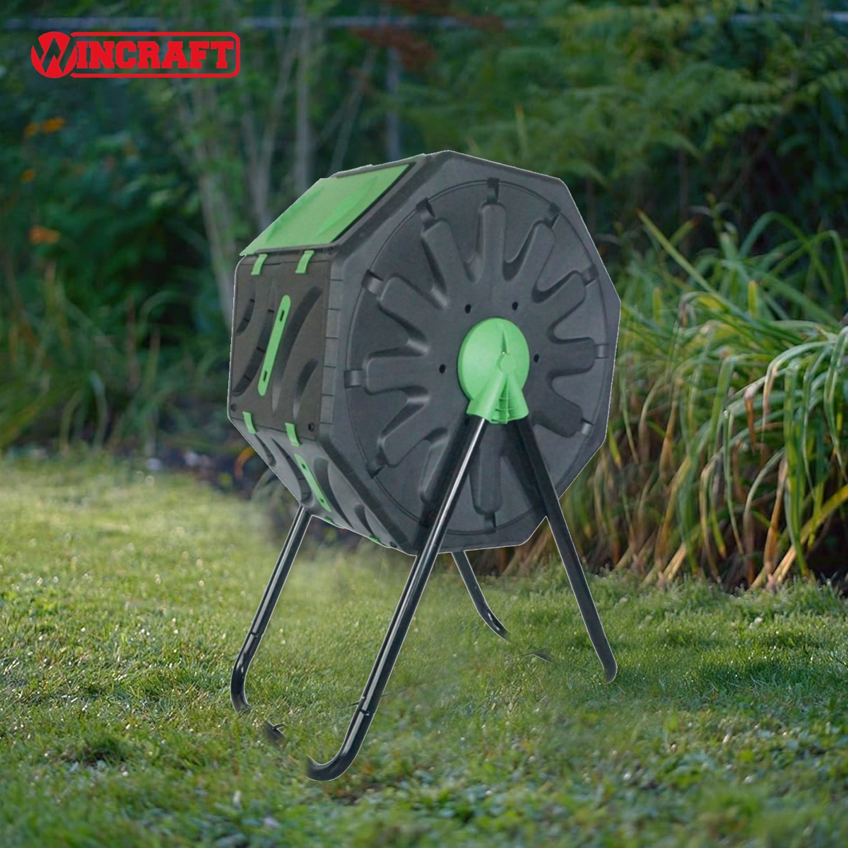 Outdoor Rotating Composter for Garden Kitchen Yard Waste-Customizable DIY Rotary Tumbler