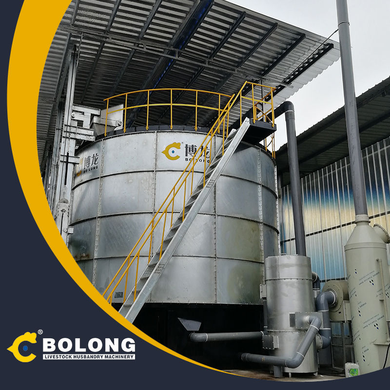 Fermentation Tank for Composting Manure Fermentation Tank Fertilizers Organic Compost Making Machines Closed Vessel Composting Unit