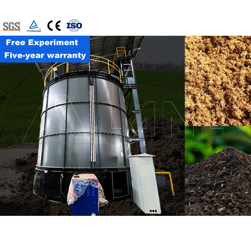 Lane Fermentation Equipment Manure Composting Machine Pig Manure Fermentation and Treating Machine