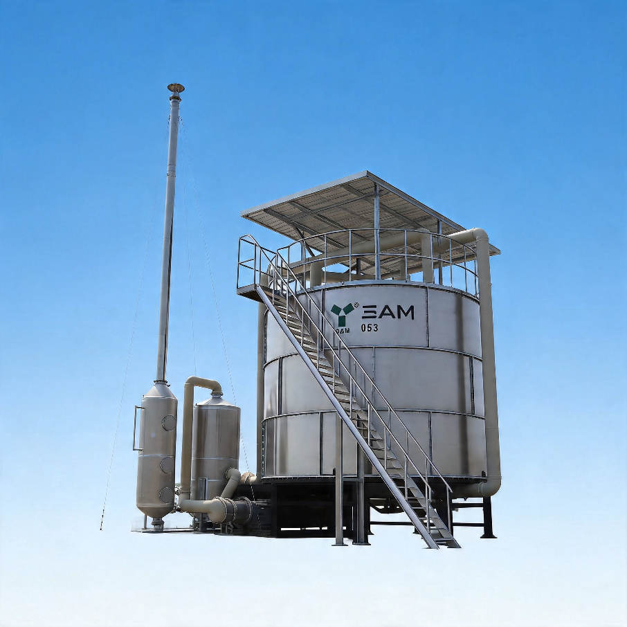 130 Cubic Meter Organic Waste Intelligent Tank for Biofertilizer Equipment