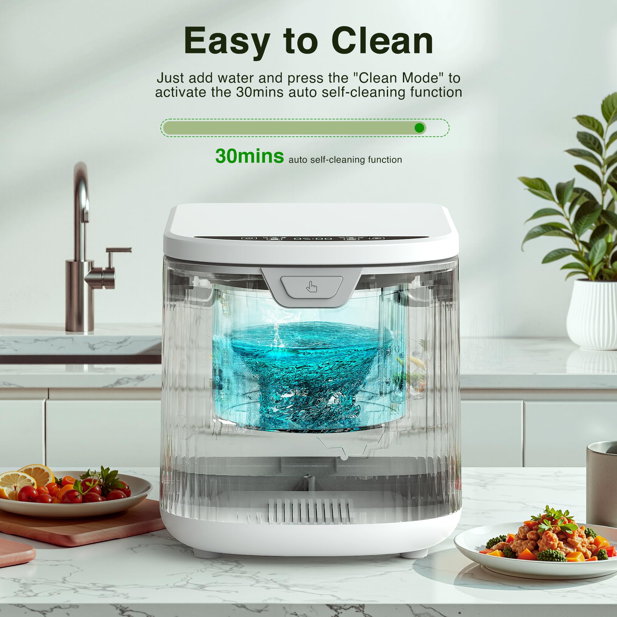 Commercial Food Waste Composting Machine LED Display Food Waste Composter Korea 2.5L Composter Machine Food Waste for Home