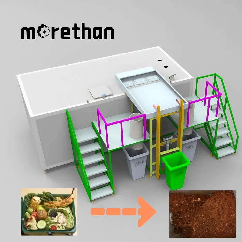 Kitchen Waste Machine Food Waste Composter Commercial Food Waste Disposer Food Cycler Composting Machine