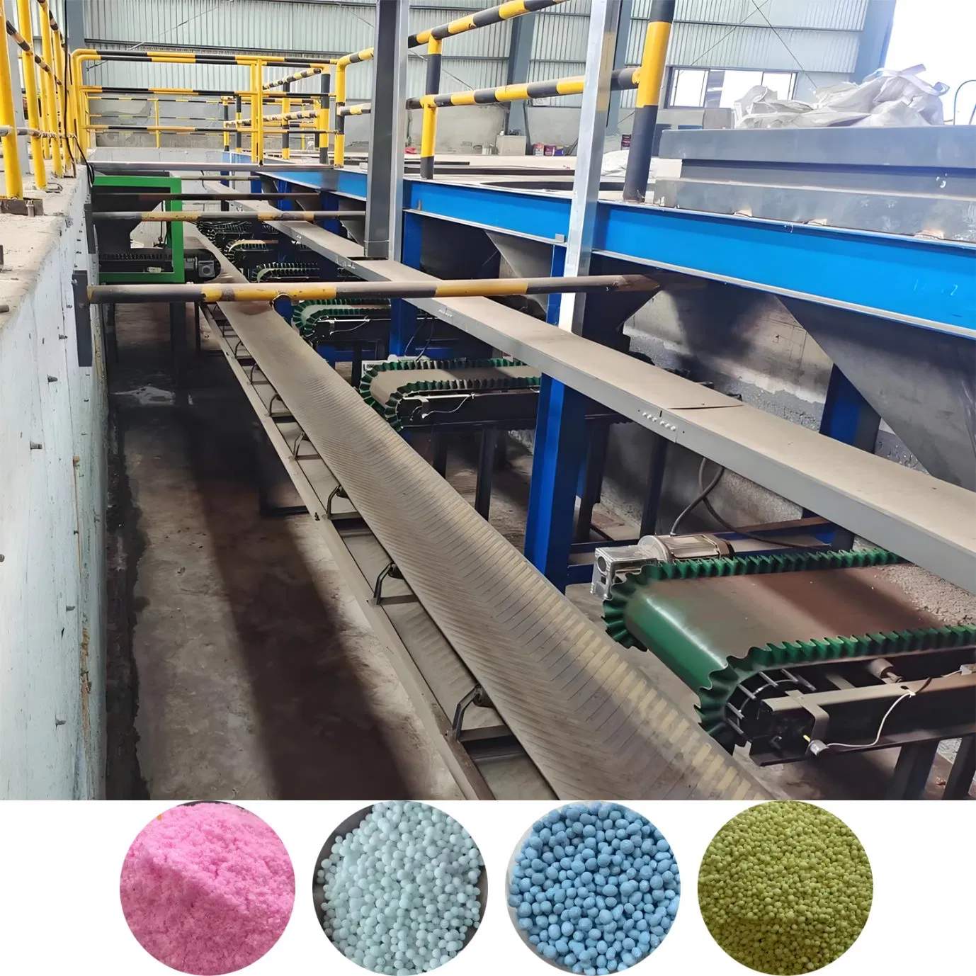 Industrial-Scale Composting &amp; Granulation Line for NPK, Seaweed &amp; Manure to Organic Fertilizer Pellets