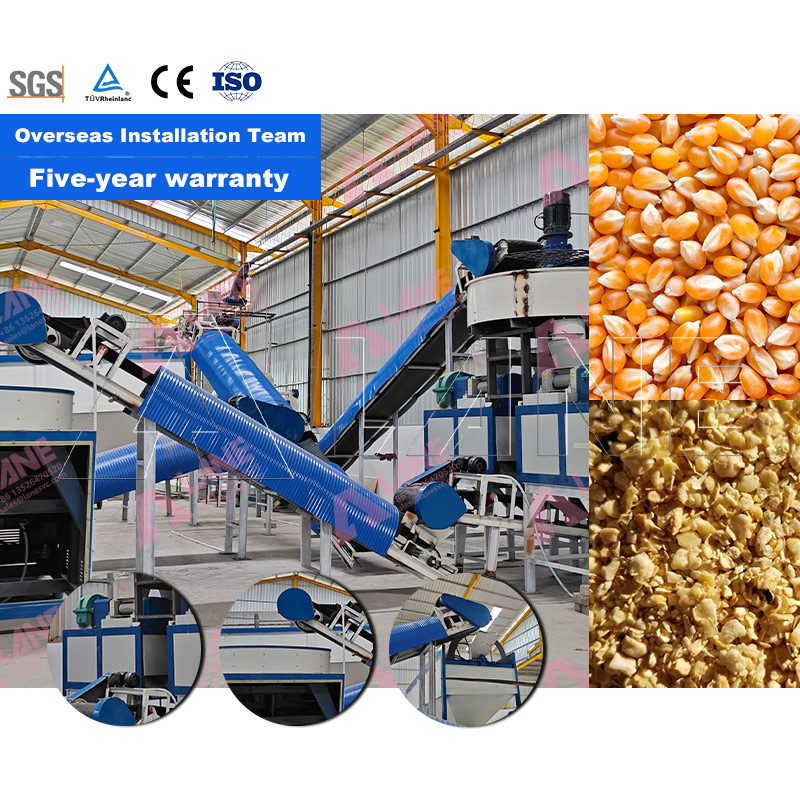 Palm Kernel Cake (Pkc) Waste Residue Palm Kernel Cake Composting Machine Organic-Inorganic Fertilizer Production Line