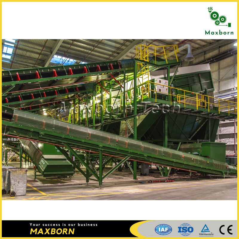 Msw Soerting Plant Post-Treatment of Organic Food Waste Composting Machine