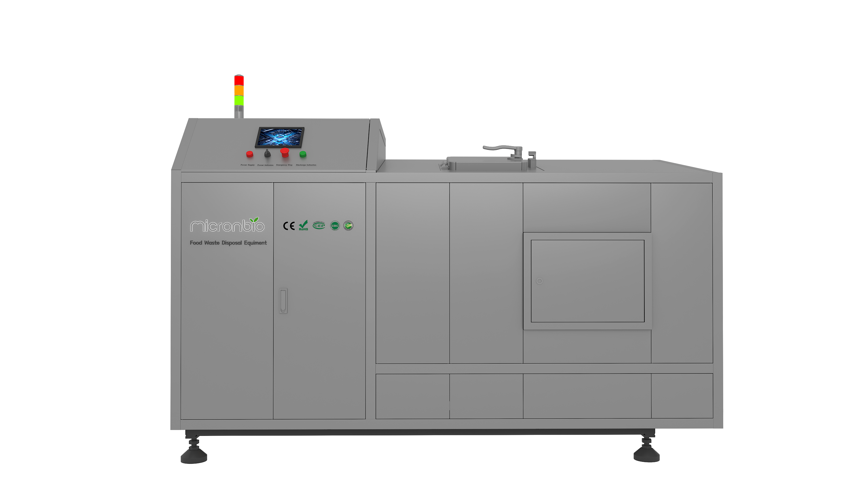 MC-SCJ-100 Kitchen Composter Organic Fertilizer Machine Composting Equipment Food Waste Composter Garbage Disposal Machine