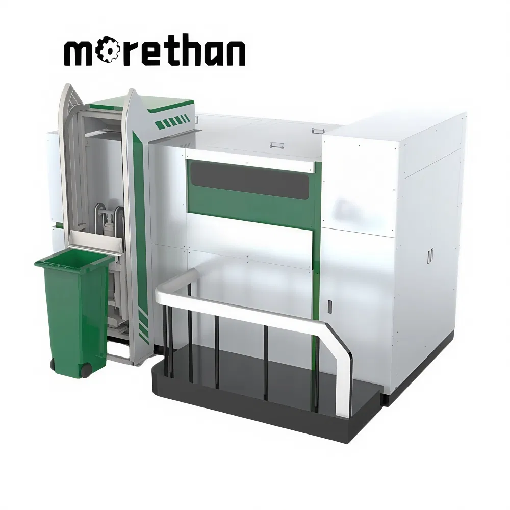 Automatic Commercial Food Compost System Global Large Organic Food Waste Composting Machine Kitchen Waste Treatment Equipment