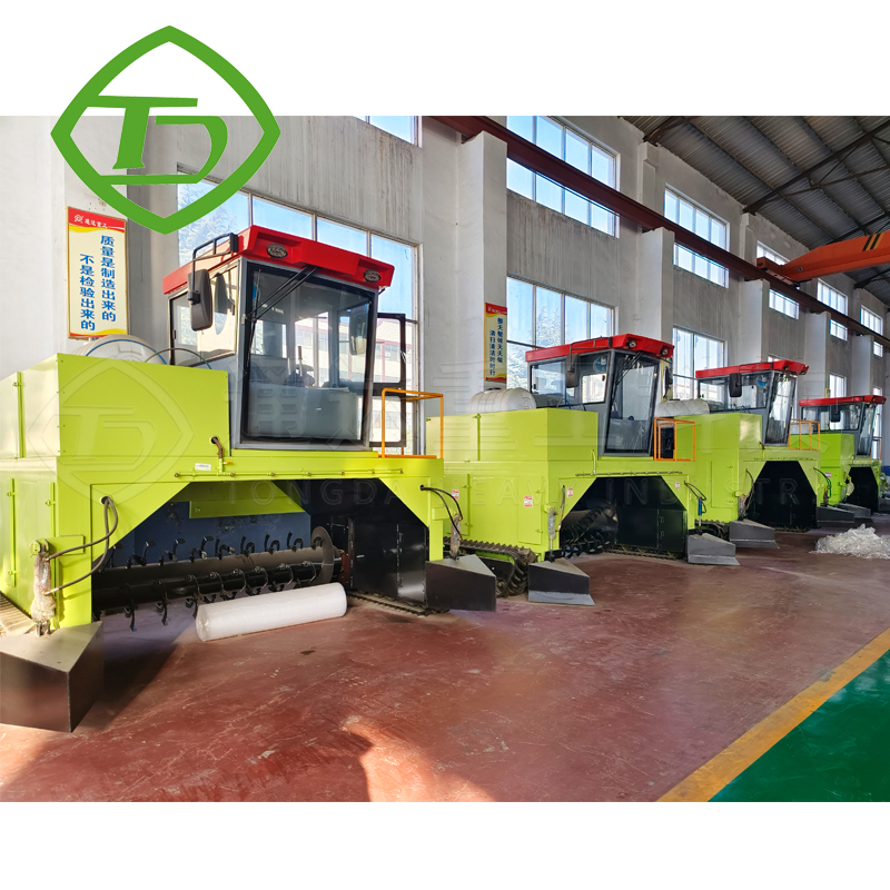 Farming Composting Equipment Crawler Type Compost Turner Machine for Animal Manure Fermentation for Sale