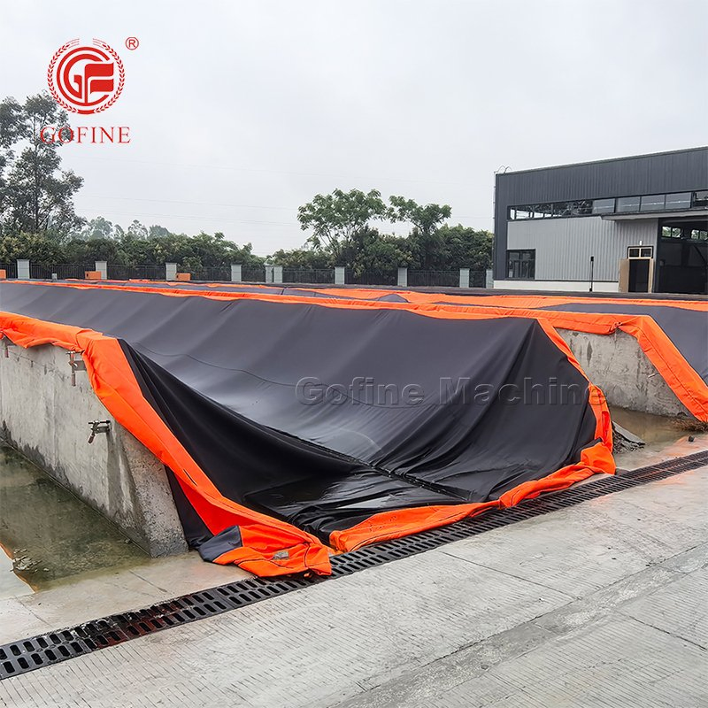 Uniform Fermentation Membrane Cover Composting Rig Organic Fertilizer Machine