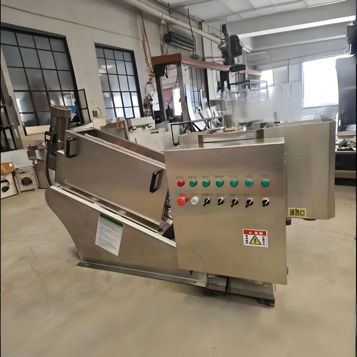 Screw Press Sludge Dewatering System for Sewage Treatment Plant