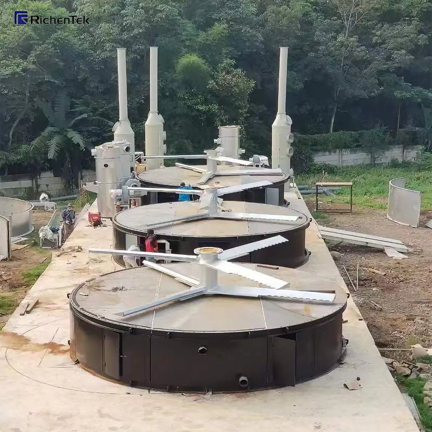 Food Waste Processing System - Automatic Composting with 10-15% Lower Energy Consumption