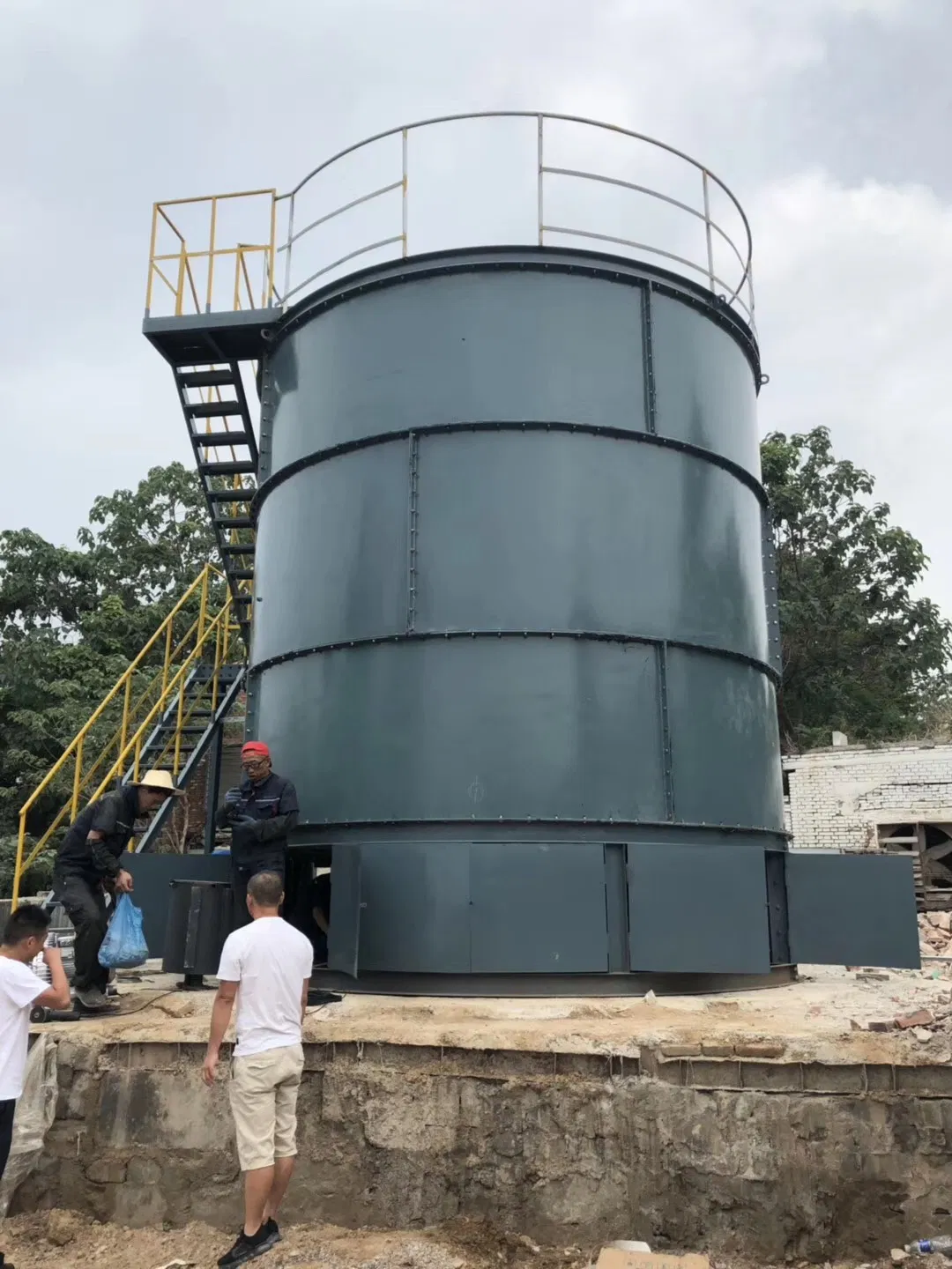 10t/D Manure Sewage Treatment Plant Aerobic Fermentation Tank/Device/Equipment/Unit/System for Compost Fertilizer