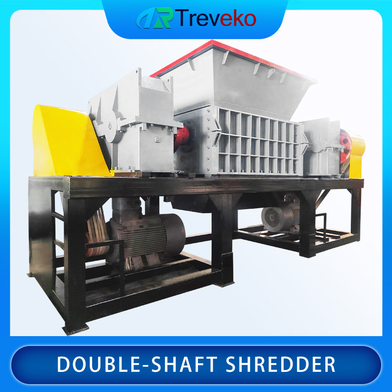 Durable Shearing Double-Shaft Pre-Shredder Machine Equipment for Recycling Centers and Waste Management