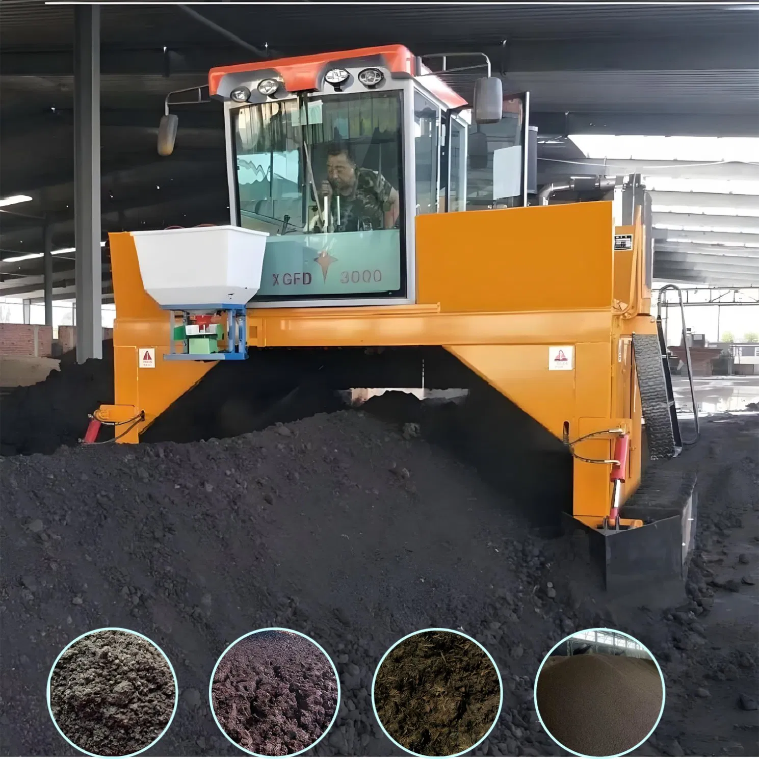Pig Cow Chicken Manure Compost Turner Machine China Manufacturer, Livestock Machinery Organic Composting Turner