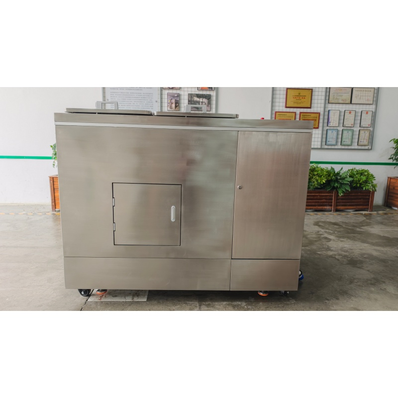 200kg/Day All-in-One Integrated Shredding and Dewatering Food Waste Composting Machine
