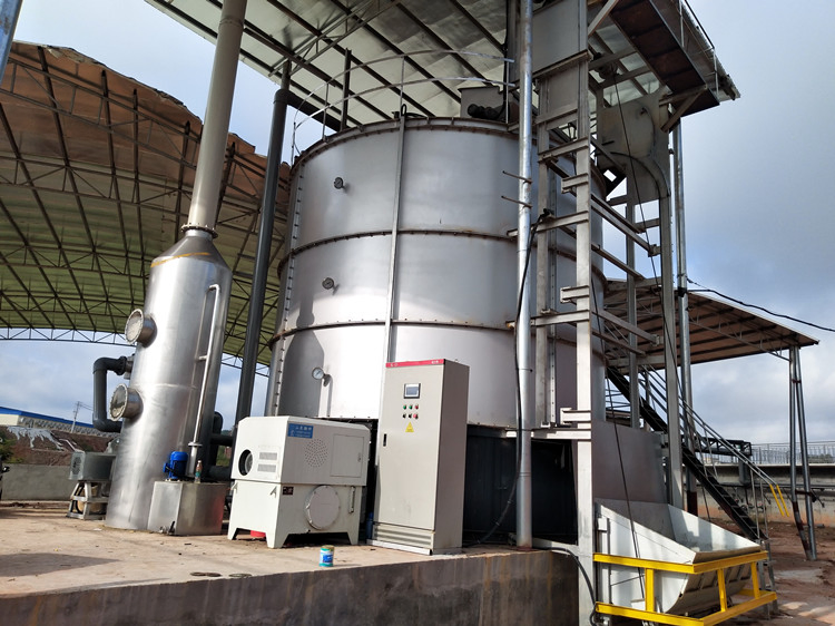 Organic Chicken Manure Fermentation Fertilizer Equipment Waste Composting Fermenter Tanks