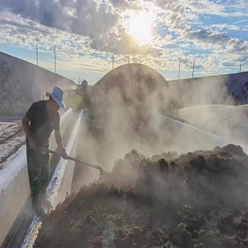 Food Waste Membrane Covered Aerobic Fermentation Compost Organic Fertilizer Equipment/Device/Unit/System