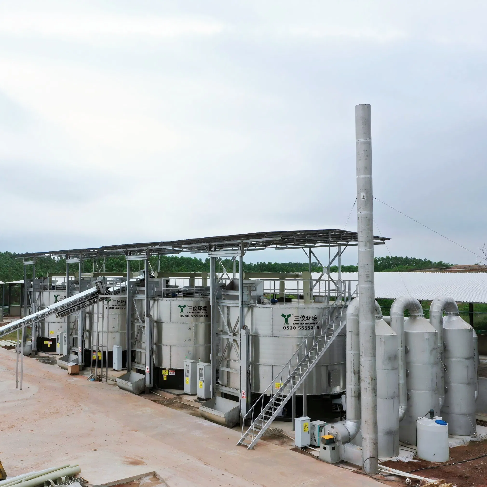 130 Cubic Meter Biofertilizer Equipment for Effective Manure Management