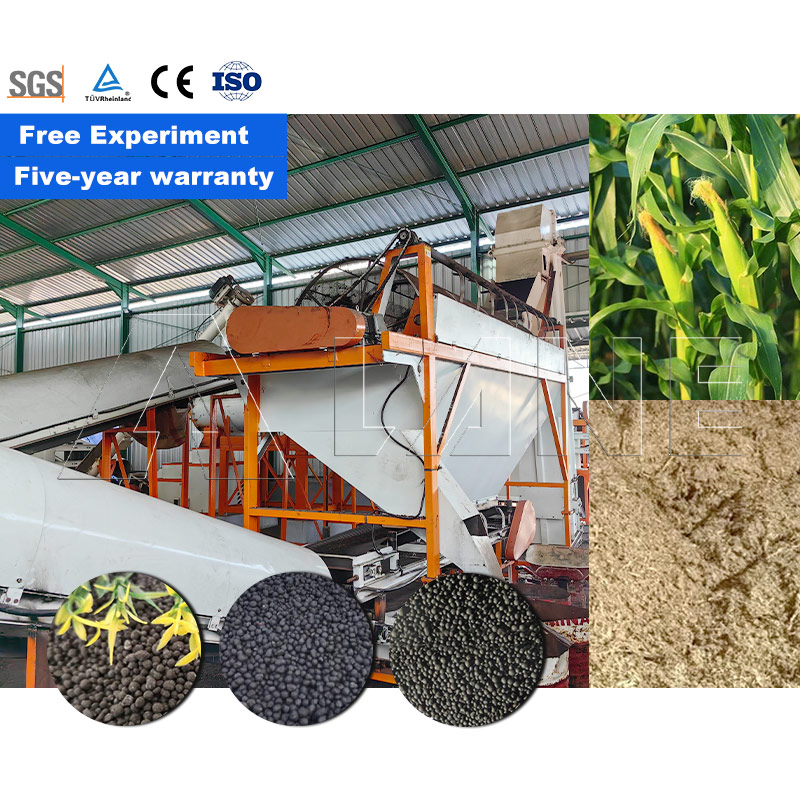 Sugar Mill Organic Waste Organic Waste Composting Machine Organic Fertilizer Production Line