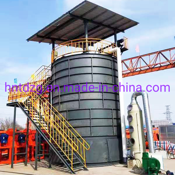 Sheep Manure Organic Fertilizer Aerobic Fermentation Manure Treatment Equipment Animal Waste Composting Machine