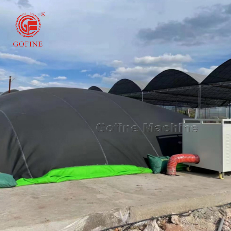 Thermostatic Aeration Film Cover Organic Composting Line for Fertilizer Manure Harmless Treatment