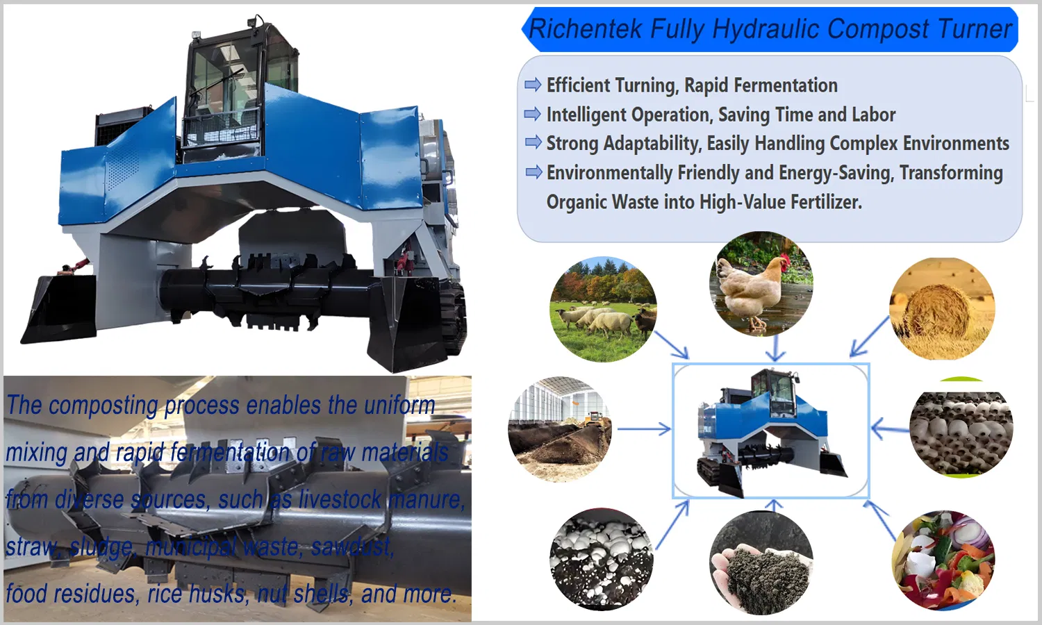 Compost Turner Machine