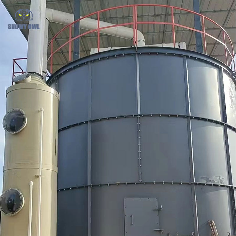 Energy Saving Organic Waste Fermenter Tank Aerobic Compost Fermentation Equipment