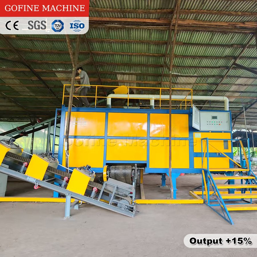 High Efficiency Farm Waste Composting Machine Fermentation Tank Fermented Compost Making Machine