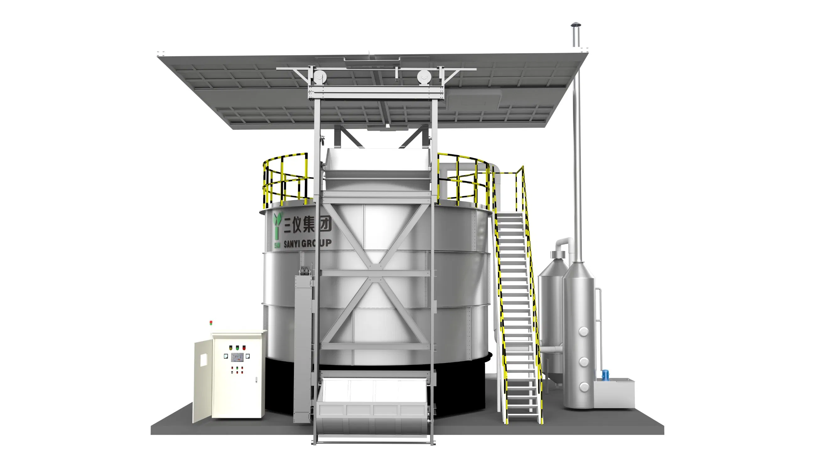 Agricultural Machinery Fermentation Composting Organic Material Industrial Composting Equipment Composting Machine