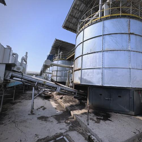 Compost Machine/ Industrial Automatic Organic Waste Compost Machine Fermentation Tank | 45-220 m&sup3; Capacity High Efficiency