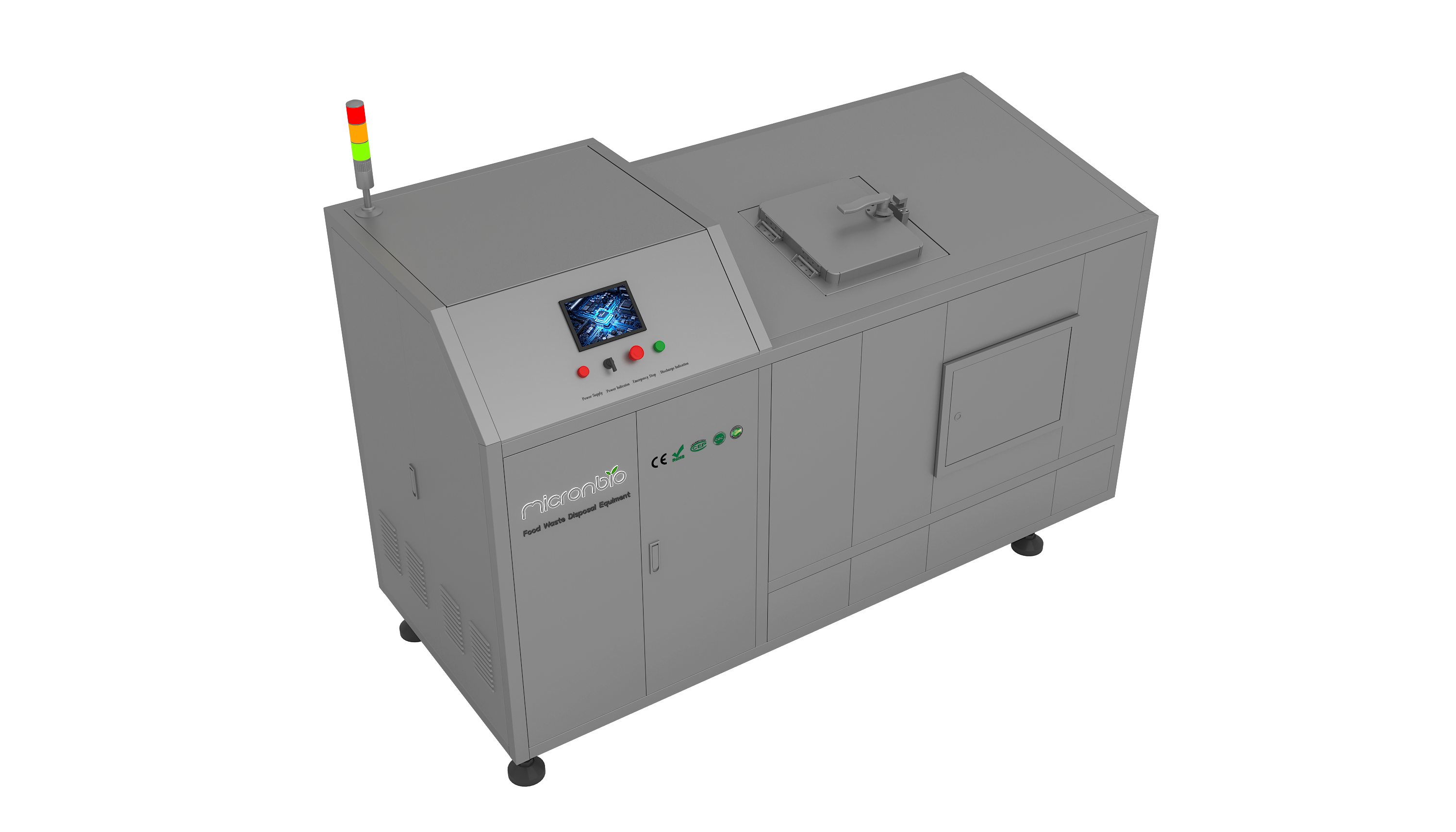 MC-SCJ-100 Kitchen Composter Organic Fertilizer Machine Composting Equipment Food Waste Composter Garbage Disposal Machine