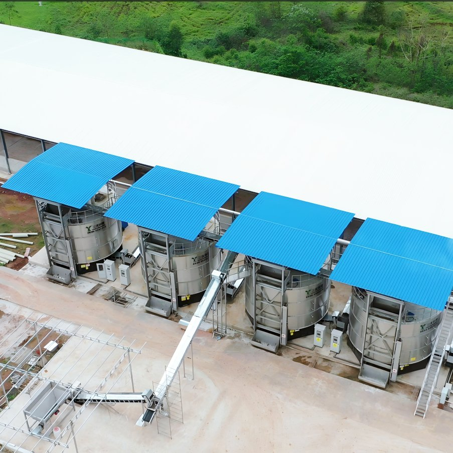 Efficient Agricultural Machinery for Odor-Free Composting of Livestock Manure