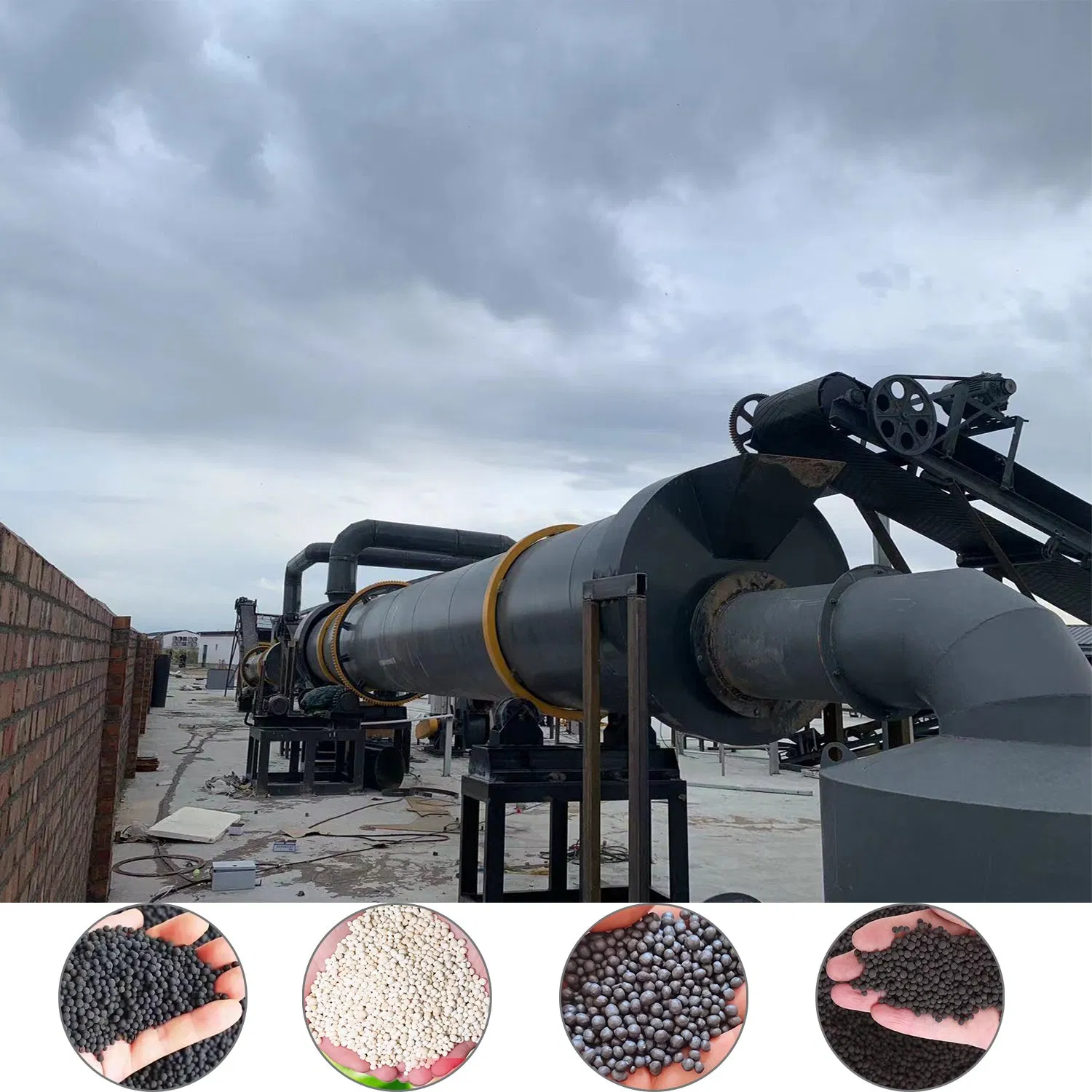 High-Capacity Fertilizer Granulation Equipment for Uniform Pellet Size &amp; Shape, Manure Processing Plant
