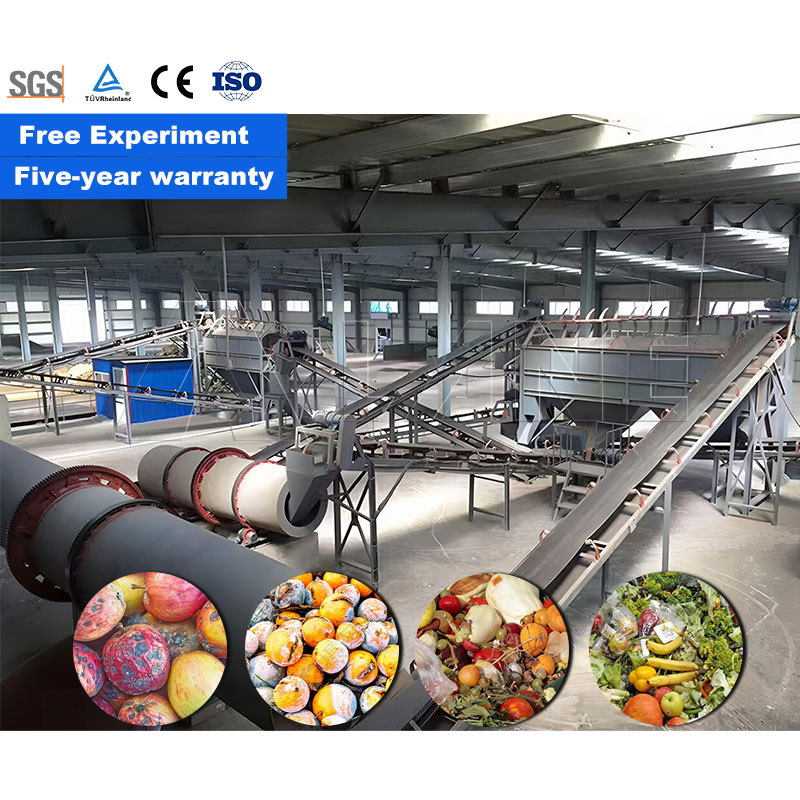 Chicken Waste Organic Fertilizer Pellets Cocoa Bean Pod Waste Composting Organic Fertilizer Production Line Equipment