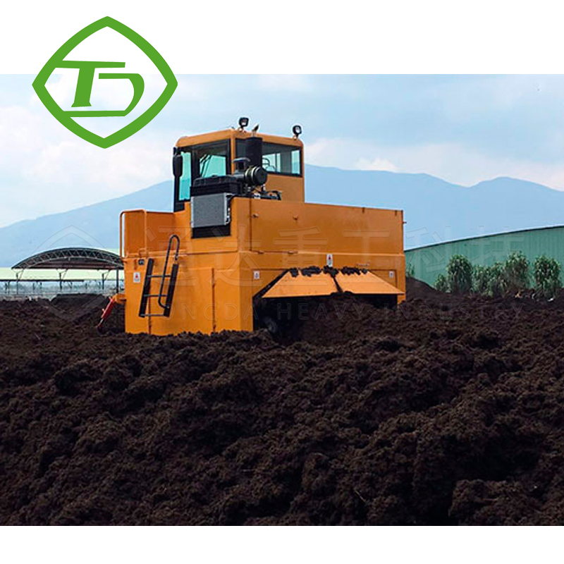 Farming Composting Equipment Crawler Type Compost Turner Machine for Animal Manure Fermentation for Sale