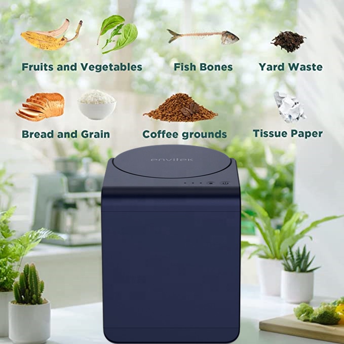 Electric Kitchen Composter Machine Food Waste Disposer Household Food Waste Composting Machine With Huge Capacity
