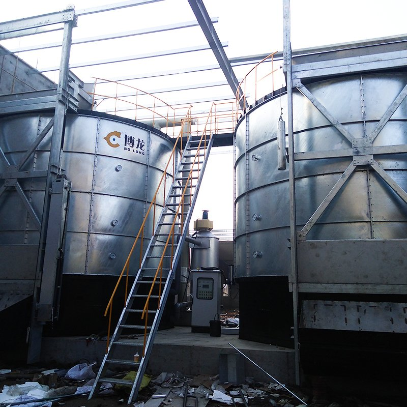 Compost Biodigester for Organic Nutrients Bioconversion Tank for Microbial Fertilizers Commercial Composting Vessel Solid Waste Fermentation Tank
