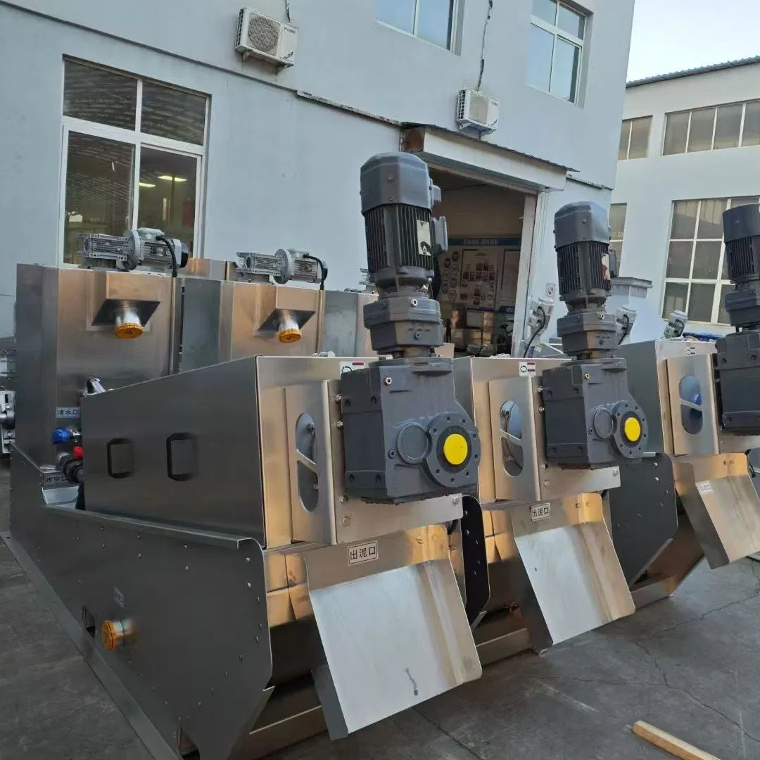 Screw Press Sludge Dewatering System for Sewage Treatment Plant